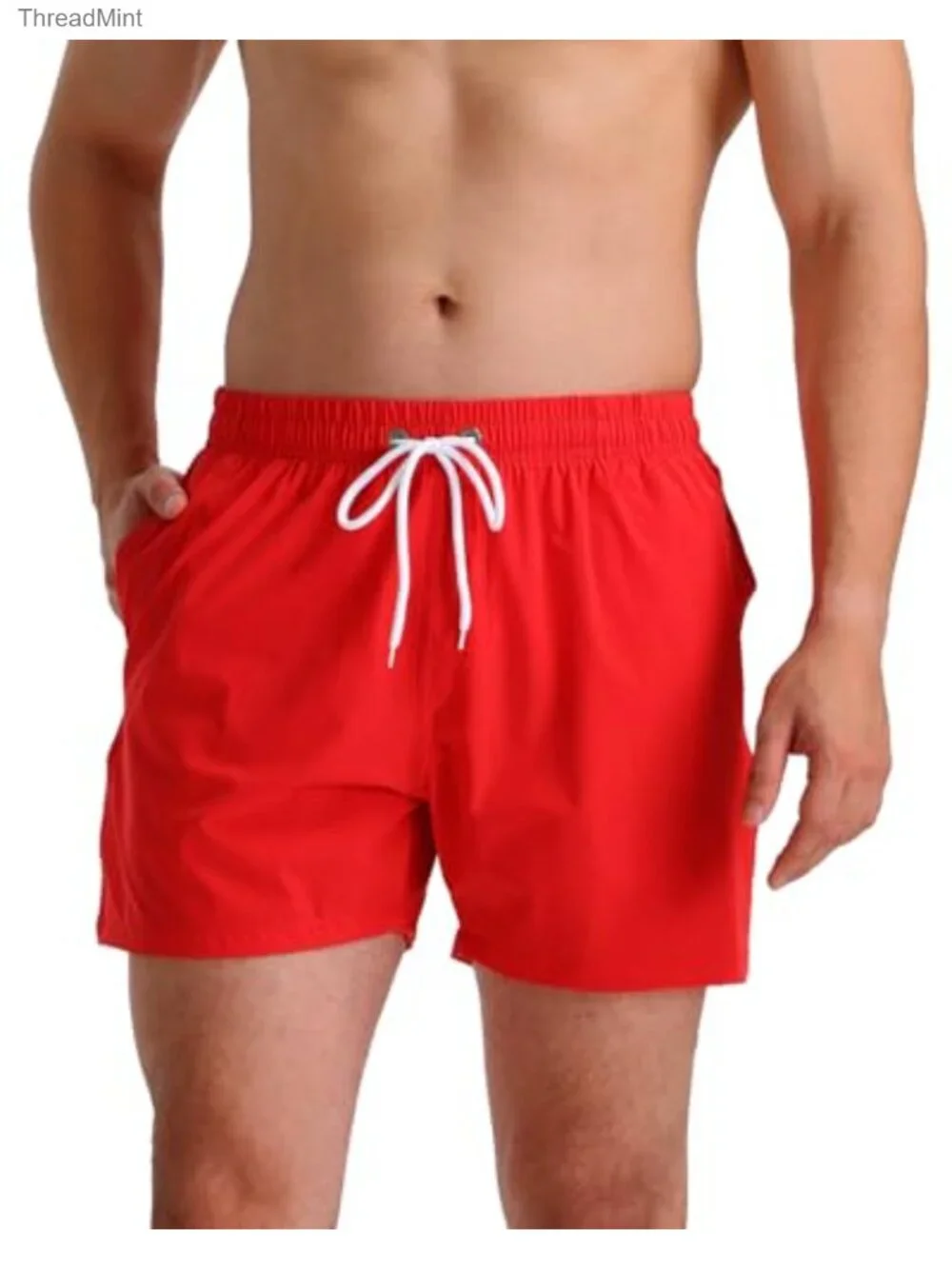 Men's Quick Dry Swim Trunks 5 Inch Inseam Mesh Liner Board Shorts